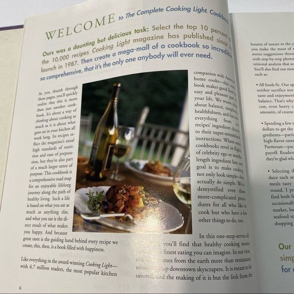 Vintage The Complete Cooking Light Cookbook recipe book - Picture 8 of 11